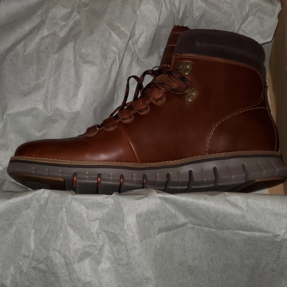 Cole Haan Genuine Leather Waterproof Hiking Boots - Picture 13 of 16